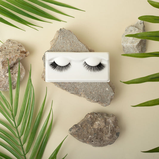 Sustainable Double Layered Lashes In Nature Setting