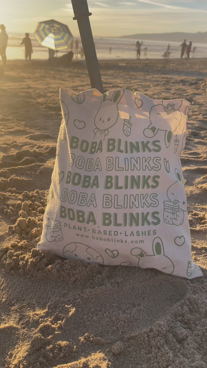 Cotton Tote At The Beach